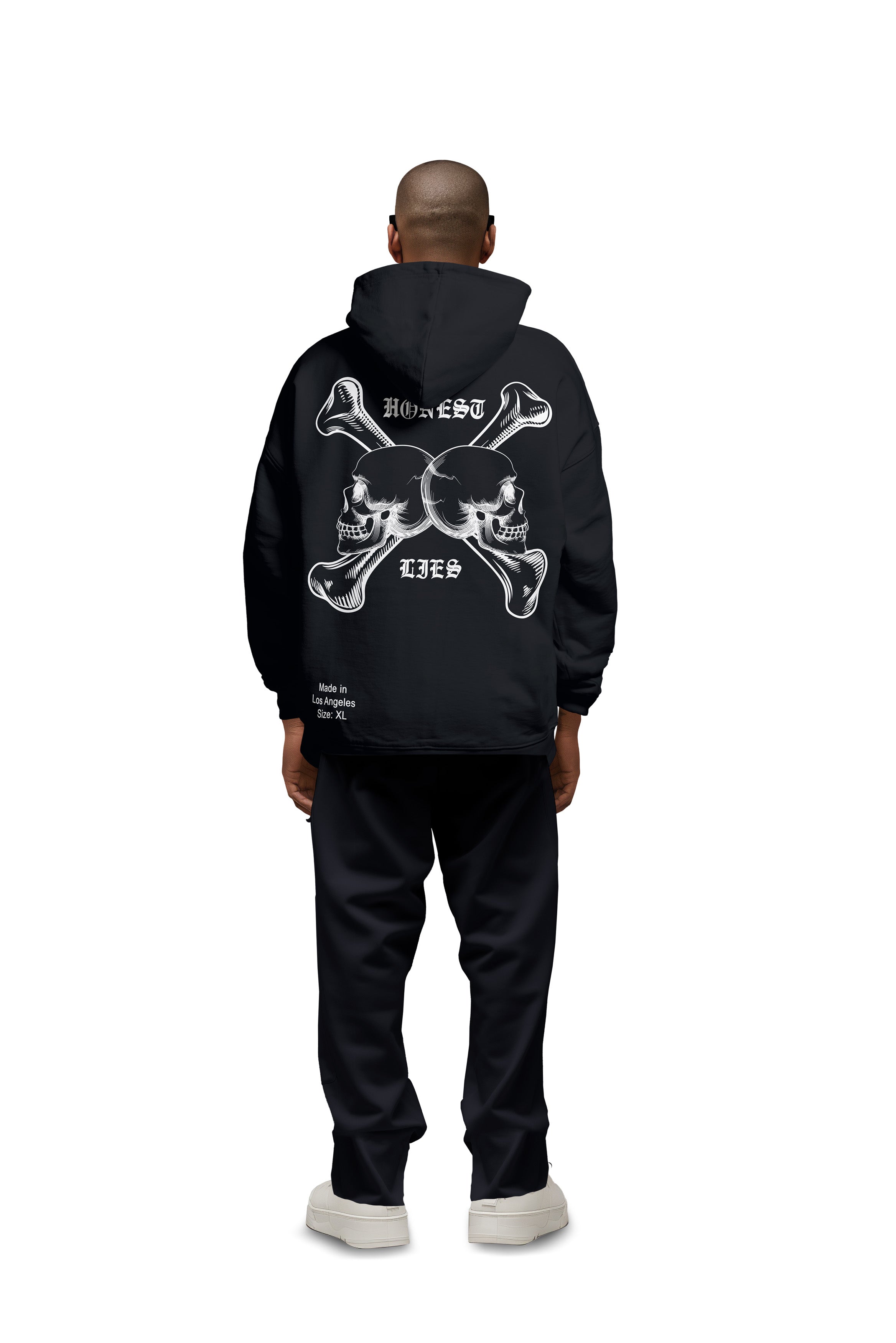 2 HEAD SKULL DESIGN HOODIE and SWEATPATNS